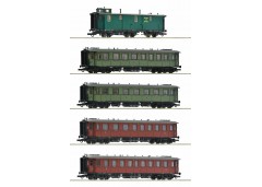 Garnitura de 5 vagoane tren expres K.W.St.E.- H0 Roco 6200076